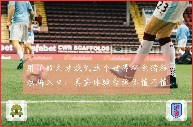 用了好久才找到这个世界杯竞猜移动端入口,真实体验告诉你值不值得
