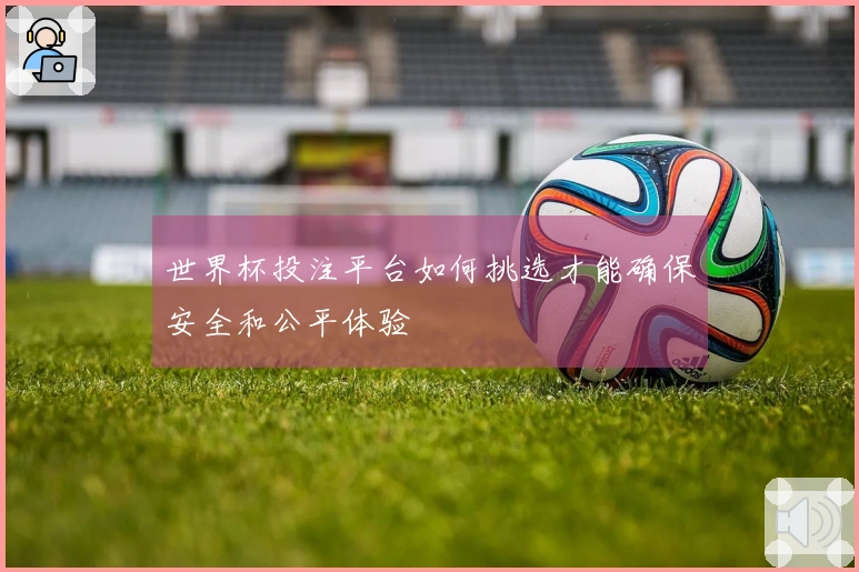 世界杯投注平台如何挑选才能确保安全和公平体验