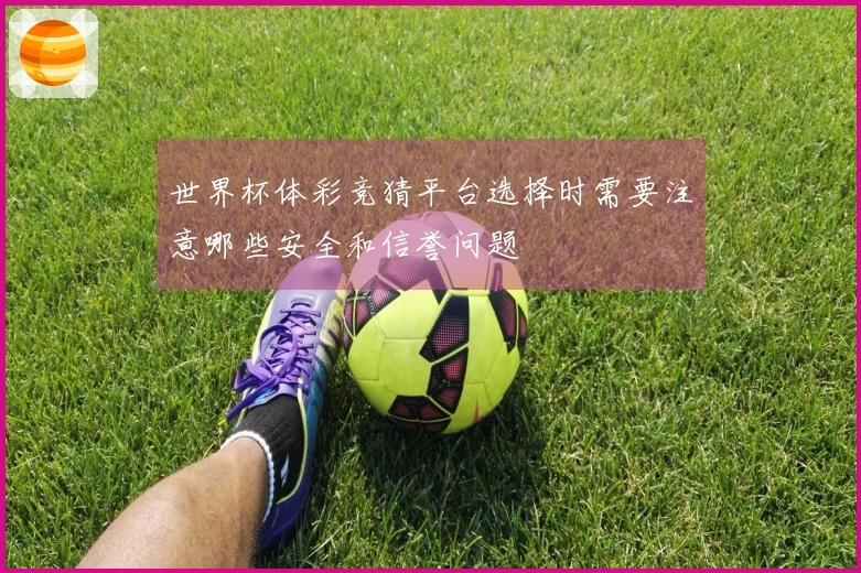 世界杯体彩竞猜平台选择时需要注意哪些安全和信誉问题