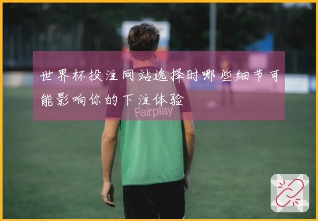世界杯投注网站选择时哪些细节可能影响你的下注体验